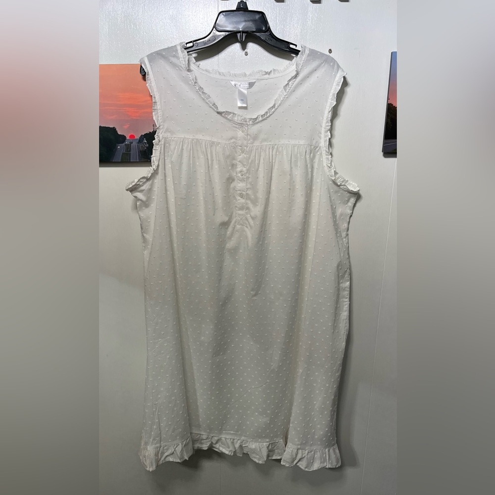 Adonna White XXL Sleepwear